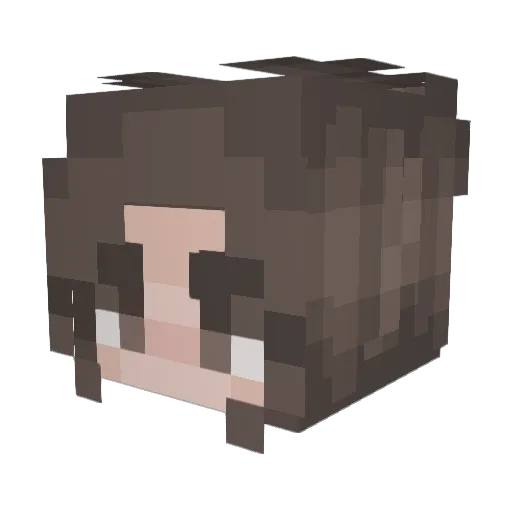 Alexaa_280 Minecraft avatar head, 3D render