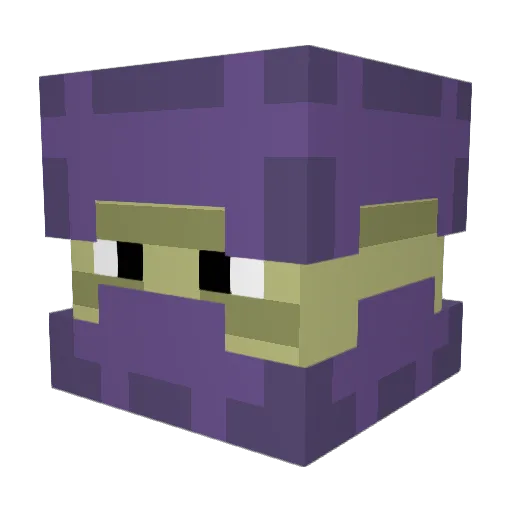 Alexahedron Minecraft avatar head, 3D render
