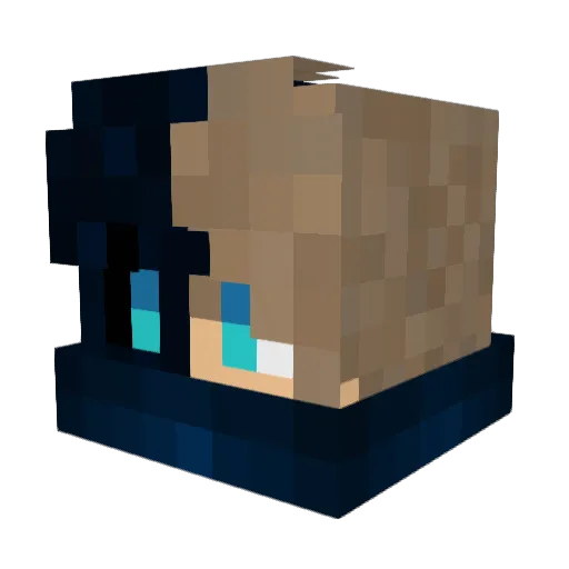 Alexan_06 Minecraft avatar head, 3D render