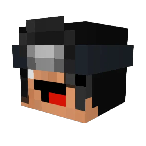 Alexander0130 Minecraft avatar head, 3D render