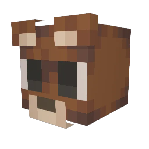 Alexander1633 Minecraft avatar head, 3D render