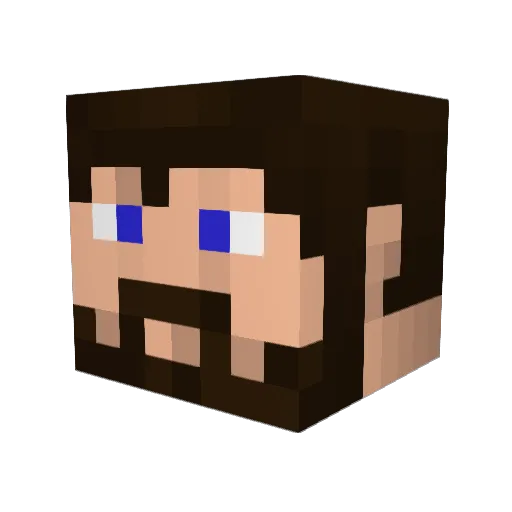 Alexander335_0 Minecraft avatar head, 3D render