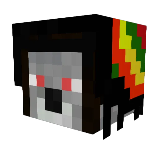 AlexanderCraft98 Minecraft avatar head, 3D render