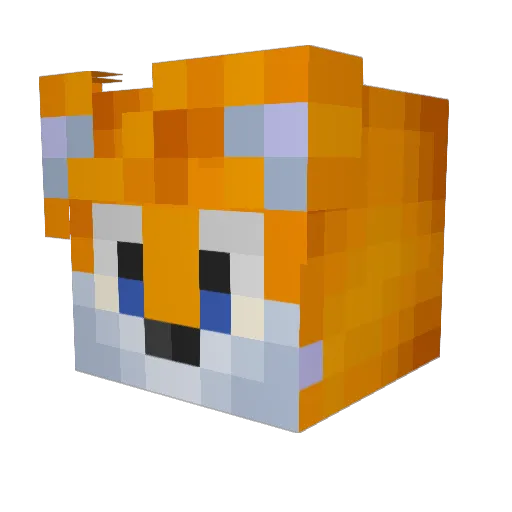 AlexanderEremeev Minecraft avatar head, 3D render