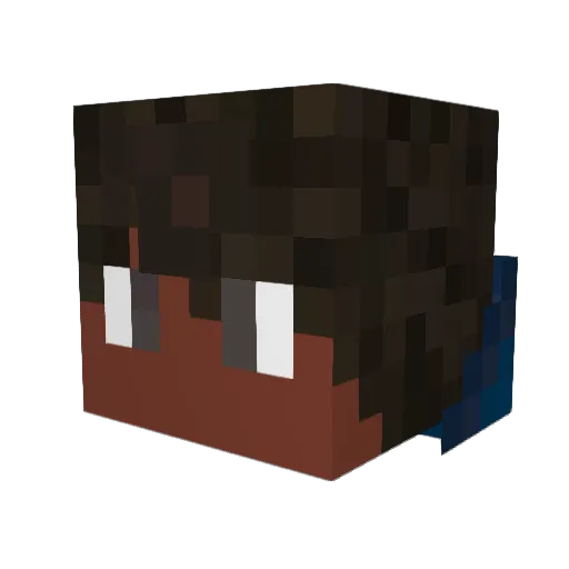 AlexanderLokison Minecraft avatar head, 3D render
