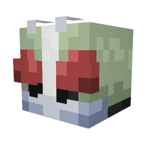 AlexanderUnit1 Minecraft avatar head, 3D render