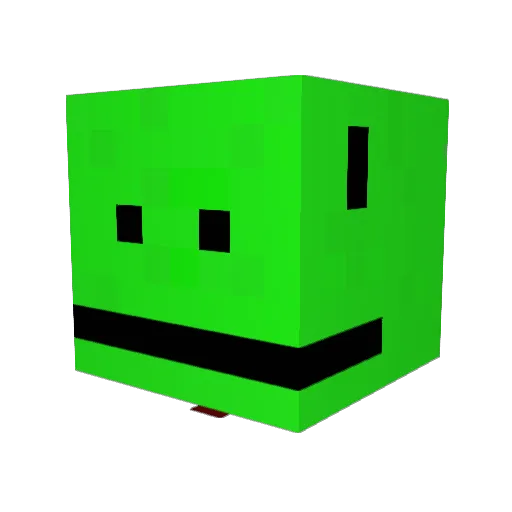 AlexanderWerm Minecraft avatar head, 3D render