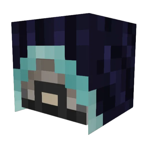 AlexanderYes Minecraft avatar head, 3D render