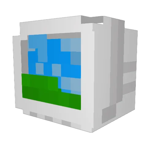 Alexanderdepro Minecraft avatar head, 3D render
