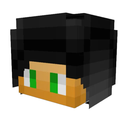 Alexanderetti Minecraft avatar head, 3D render