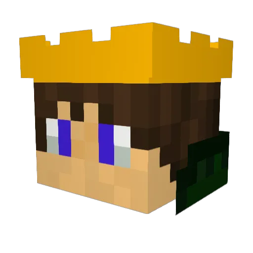 Alexanderm808 Minecraft avatar head, 3D render