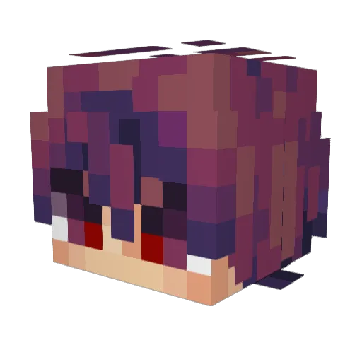Alexandermfx Minecraft avatar head, 3D render