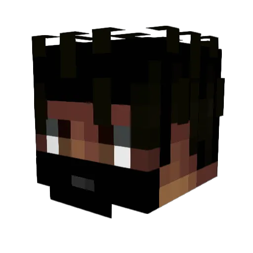 Alexandersm Minecraft avatar head, 3D render