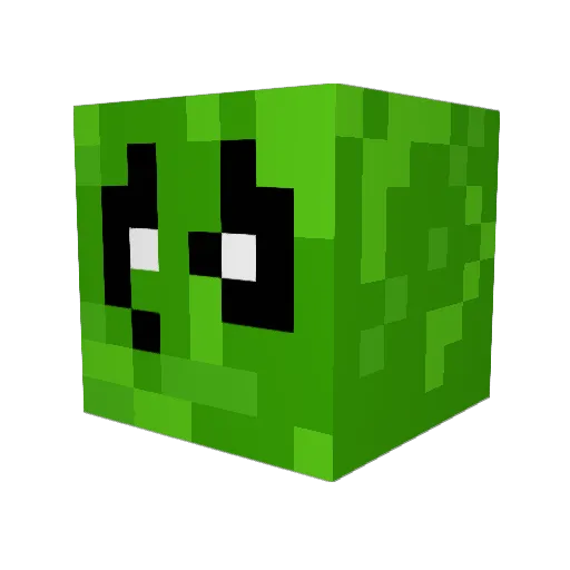 AlexandreLeGros Minecraft avatar head, 3D render
