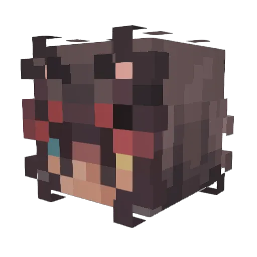 Alexandre_P6253 Minecraft avatar head, 3D render