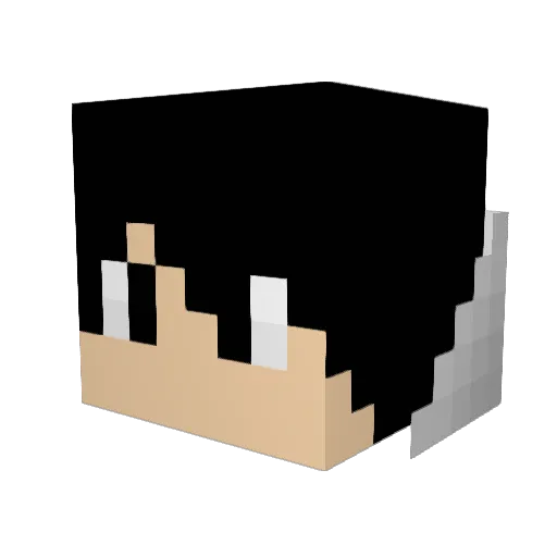 Alexandro_Xd Minecraft avatar head, 3D render