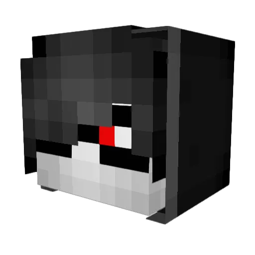 AlexandrovLev Minecraft avatar head, 3D render