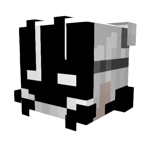 AlexandruAMS Minecraft avatar head, 3D render