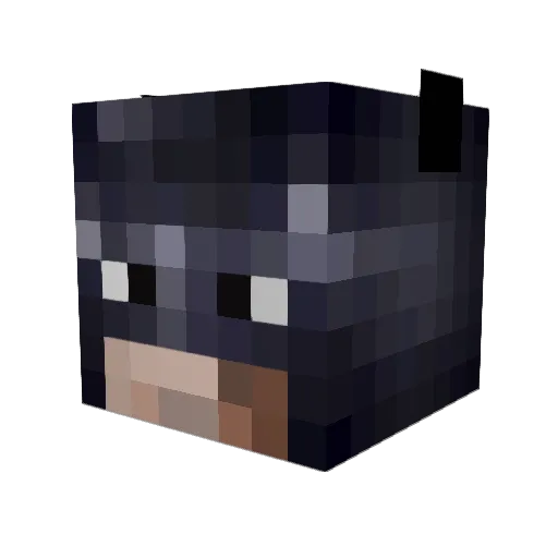 Alexannder Minecraft avatar head, 3D render