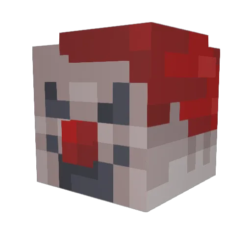 Alexbeatshisdog Minecraft avatar head, 3D render
