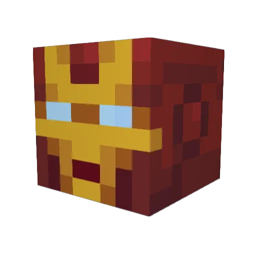 Alexboss08 Minecraft avatar head, 3D render