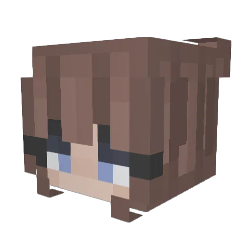 Alexchry12 Minecraft avatar head, 3D render