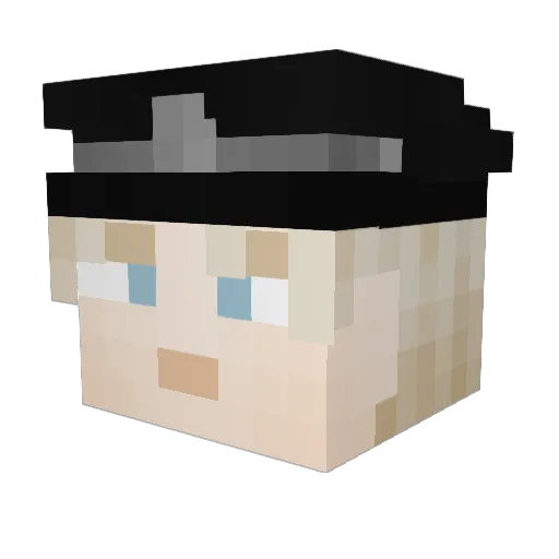 Alexej987789 Minecraft avatar head, 3D render