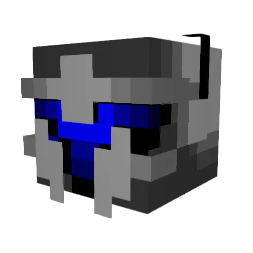 Alexendoo Minecraft avatar head, 3D render
