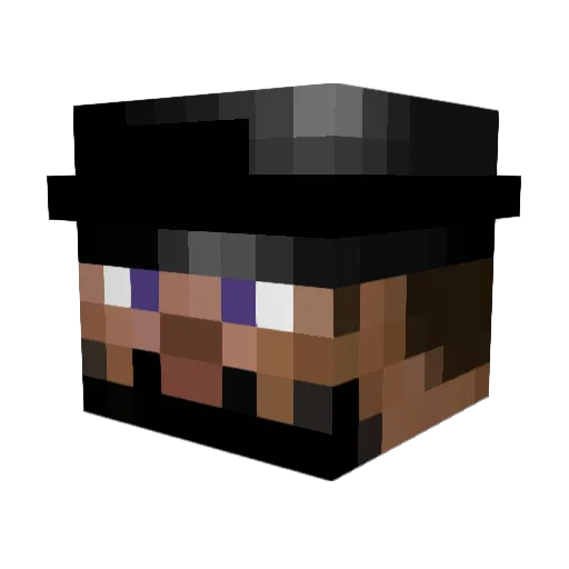 Alexey9837 Minecraft avatar head, 3D render