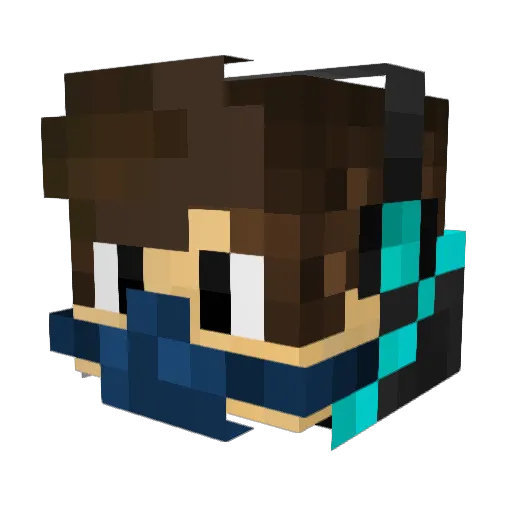 Alexgg_1014 Minecraft avatar head, 3D render