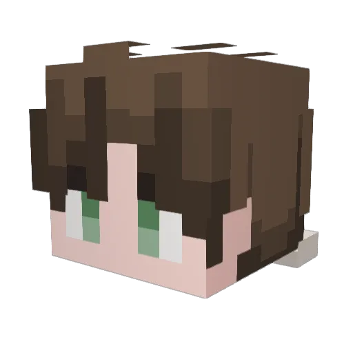 Alexgreg04 Minecraft avatar head, 3D render