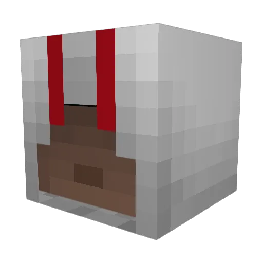 Alexhatchet Minecraft avatar head, 3D render
