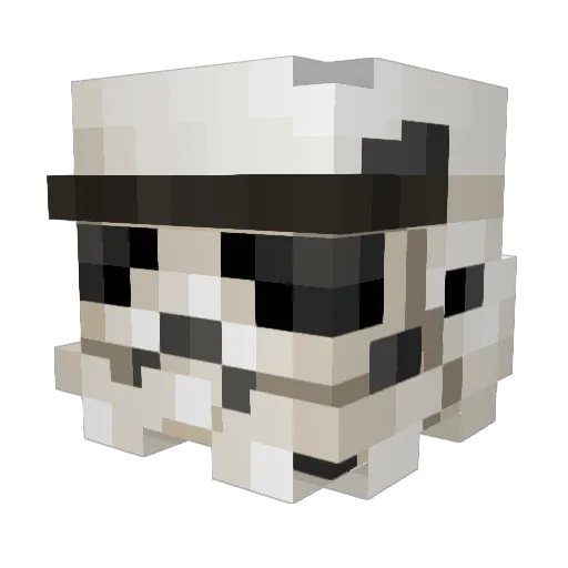 Alexinos Minecraft avatar head, 3D render