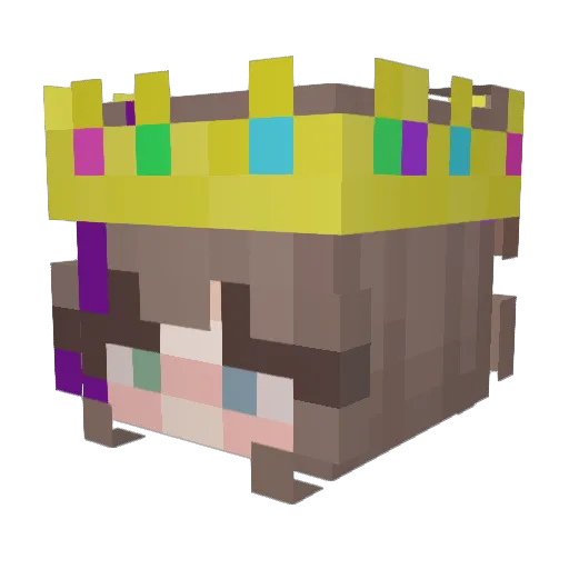 Alexis025 Minecraft avatar head, 3D render