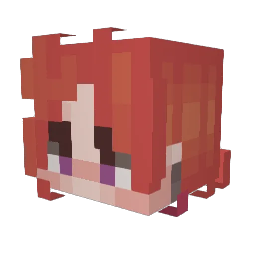 Alexis090610 Minecraft avatar head, 3D render
