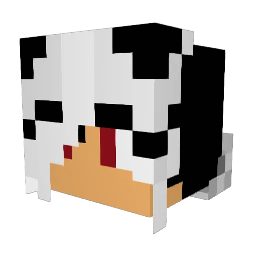 Alexis551 Minecraft avatar head, 3D render