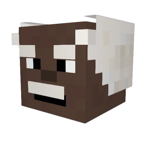 Alexis7433 Minecraft avatar head, 3D render
