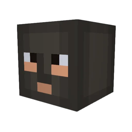 AlexisDj_ Minecraft avatar head, 3D render