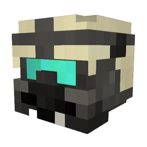 AlexisParder Minecraft avatar head, 3D render