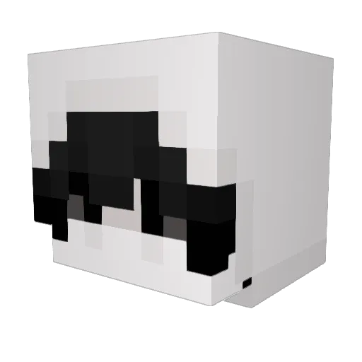 Alexisgg1104 Minecraft avatar head, 3D render