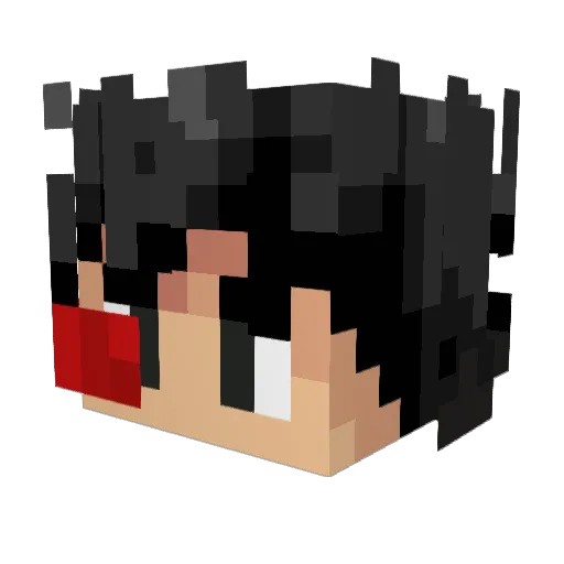 Alexito078 Minecraft avatar head, 3D render