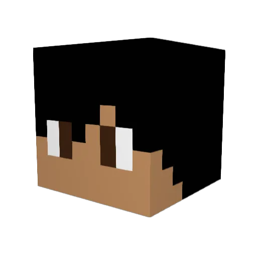 AlexitoBS_360 Minecraft avatar head, 3D render