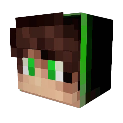 AlexjosueG Minecraft avatar head, 3D render