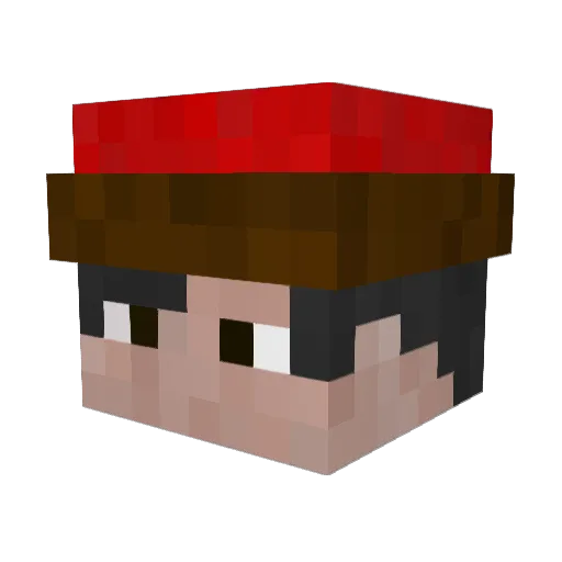 Alexkho618 Minecraft avatar head, 3D render