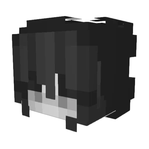 Alexkp456 Minecraft avatar head, 3D render