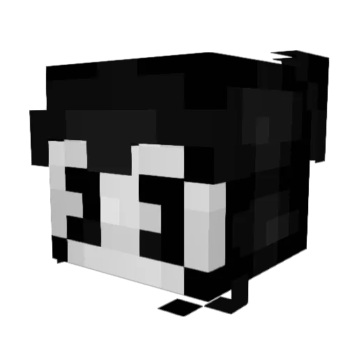 AlexlnChains Minecraft avatar head, 3D render