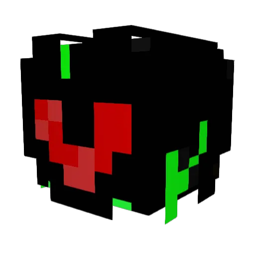 Alexmini1 Minecraft avatar head, 3D render