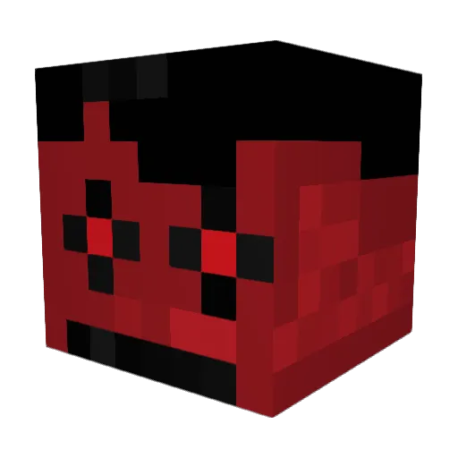 Alexmonsterua Minecraft avatar head, 3D render