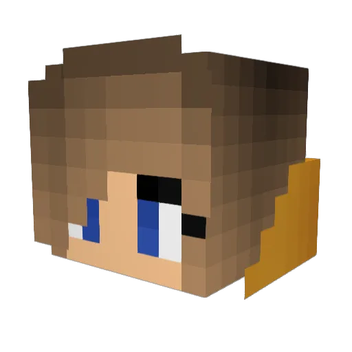 Alexmora06 Minecraft avatar head, 3D render
