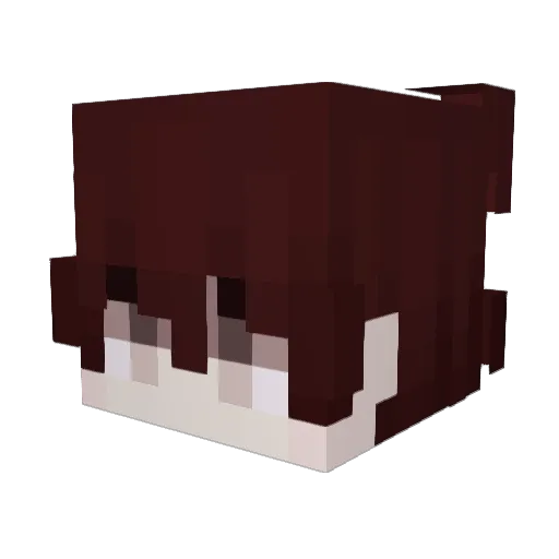 Alexo88 Minecraft avatar head, 3D render